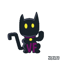 Black Cat Sticker by VeeFriends