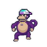 Fight Pixel Sticker by BigBrains