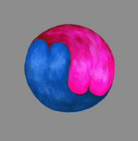 KeraDamo love heart pink blue GIF