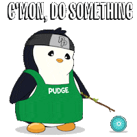 Come On Crypto Sticker by Pudgy Memez