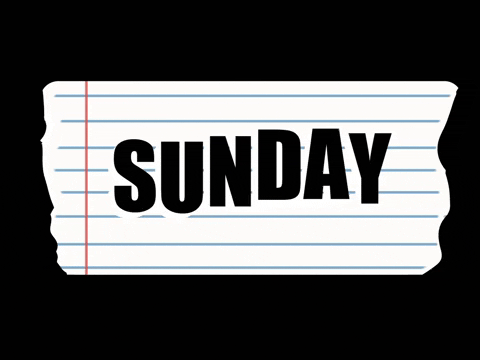 Week Sunday GIF