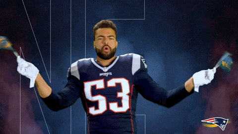 Excited American Football GIF by New England Patriots International