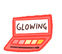 glow make up Sticker by byputy