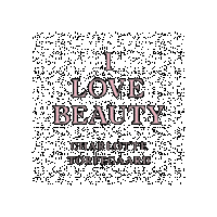 Pink Text Sticker by I LOVE BEAUTY