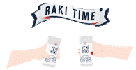Friends Drinking Sticker by yenirakiglobal