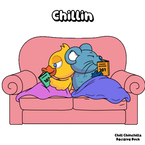 Chill Read Sticker by VeeFriends
