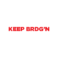 BRDG brdg brdgn keepbrdgn Sticker