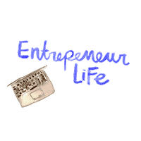 Computer Working Sticker