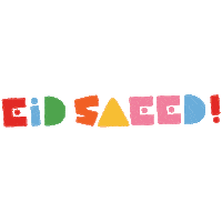 Eid Saeed Sticker by QAFKAF
