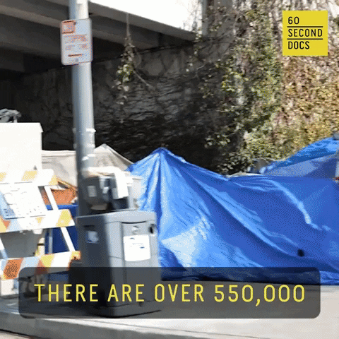 Homeless Americans gif