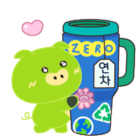 Pig 돼지 Sticker by PCCCR