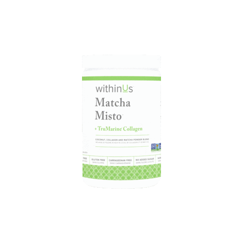 Matcha Sticker by withinUs Natural Health