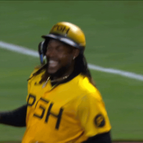 Best Day Ever Smile GIF by Pittsburgh Pirates