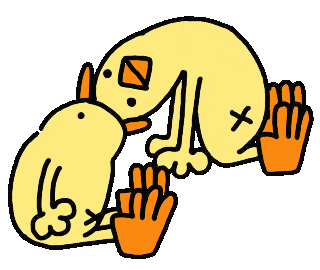 Art Love Sticker by ぴょろりんちょ（ひよこ人間ぴよ）