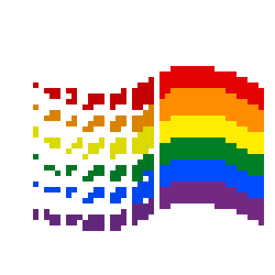 Gay Pride Sticker by Meryl Booth