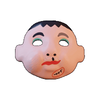 Trung Thu Mask Sticker by Anto
