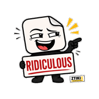 ztikix reaction unbelievable absurd ridiculous Sticker