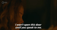 I Won't Open Until You Speak