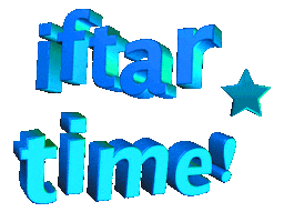 Ramadan Iftar Sticker by GIPHY Text