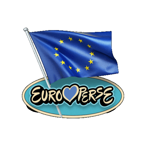 Flag Europe Sticker by il BORGO delle PERSE