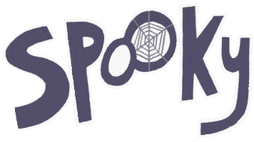 Haunted House Halloween Sticker by Tibolt