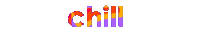 Chill Out Rainbow Sticker
