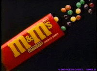 m&m 80s GIF
