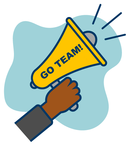 Team Cheer Sticker by Davidson Hospitality Group