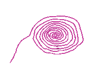 Spin Spinning Sticker by Marcel Katz Dalí / The Art Plug