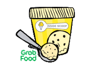 Ice Cream Food Sticker by GrabFoodMY