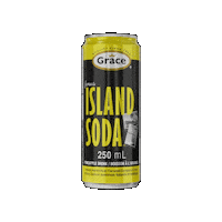 Island Soda Sticker by Grace Foods Canada