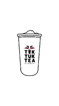 Tuktuktea tea boba drink sidoarjo banyuwangi Sticker