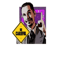 Zachar Watchout Sticker by NACHTSCHIMMEN Music-Theatre-Language NIGHTSHADES