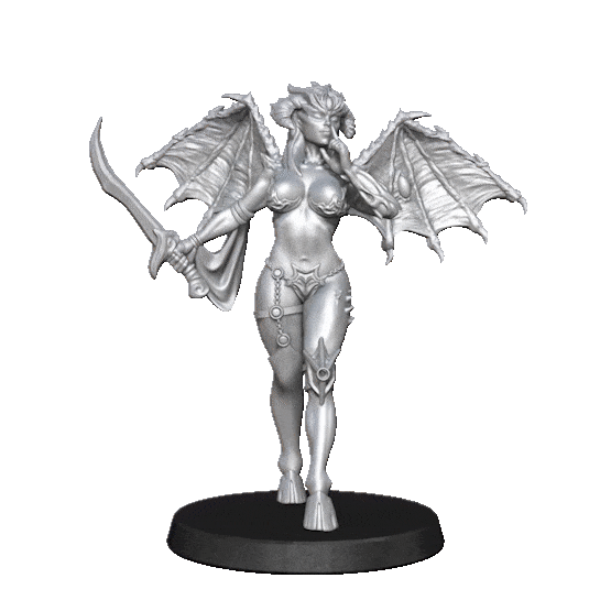 Wildmesh giphyupload 3d demon pinup Sticker