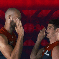melbourne football club handshake GIF by Melbournefc