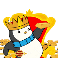 Gold Bar Money GIF by Pudgy Penguins