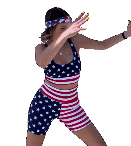 4Th Of July Dancing Sticker by Loryn Powell