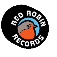 redrobinrecords red robin redrobinrecords red robin records redrobincoffee Sticker