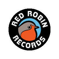 redrobinrecords red robin red robin records redrobinrecords redrobincoffee Sticker