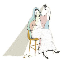 Social Media Selfie Sticker by David Vertesi