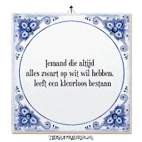 Spreuk Verandering Sticker by Tegelspreuken.nl