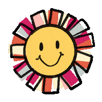 AlwaysNydia happy smile pink blue Sticker