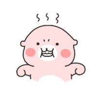 hab__g love heart angry animal Sticker