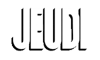 Jeudi Sticker by Pete The Monkey