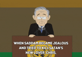 george bush press GIF by South Park 