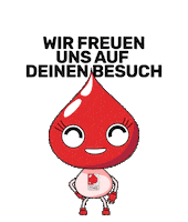 Happy Drop Sticker by blutspendesuhl