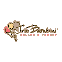 triobambini gelato yogurt gelato yogurt trio bambini Sticker