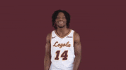 I Cant Hear You College Hoops GIF by LoyolaRamblers