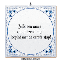 Mars Wijsheid Sticker by Tegelspreuken.nl
