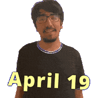 April 19 Sticker